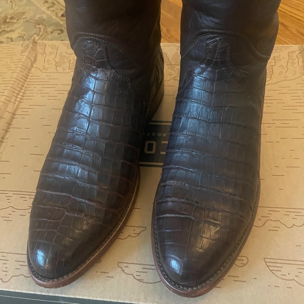 Tecovas Cole Roper Caiman Maghogany 10.5 D